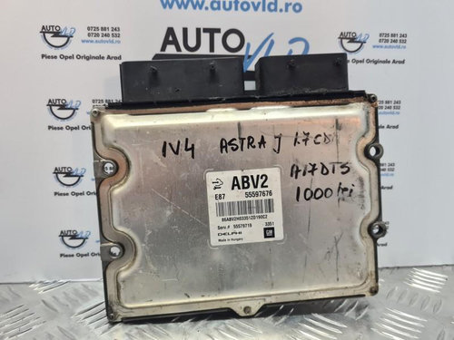 Calculator motor ECU E87 Opel Astra J Facelift 2012-2018 1.7CDTI 131cp 96kw A17DTS 55597676 ABV2