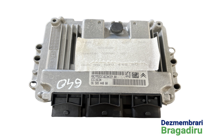 Calculator motor ECU EDC16C34 9658944880 96 589 448 80 Citroen C4 [2004 - 2008] Hatchback 3-usi 1.6 HDi MT (109 hp)