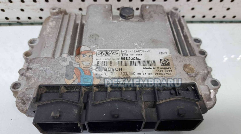 Calculator motor ECU Ford Fiesta 6 [Fabr 2008-2019] 8V21-12A650-KE 1.6 TDCI G8DA