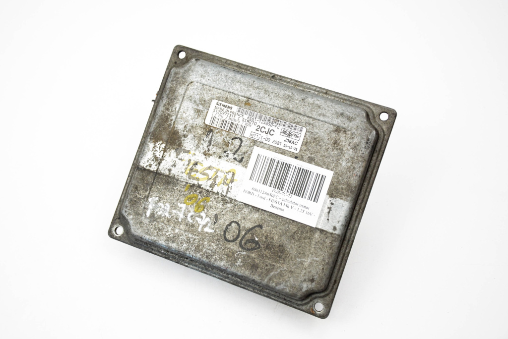 Calculator Motor / Ecu Ford Fiesta Mk 5 2002-2008 1.25 16V Benzina 6S6112A650Fc, S120977315C, 6S61-12A650-Fc Siemens