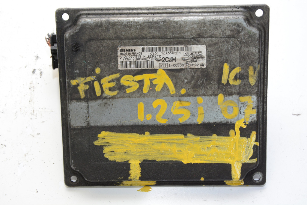 Calculator Motor / Ecu Ford Fiesta Mk 5 2002-2008 1.25 16V Benzina S120977315, 6S61-12A650-Fh Siemens