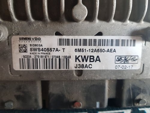 Calculator motor Ecu Ford Focus 2 2.0TDCi 6M51-12A650-AEA