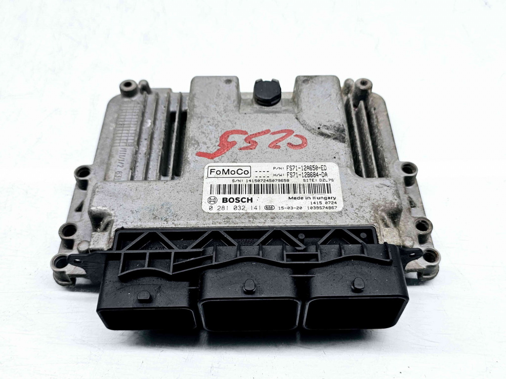 Calculator motor ECU Ford Mondeo 5 Sedan [Fabr 2014-2022] FS71-12A650-ED 0281032141 1.6 TDCI T3WA 85KW / 116CP