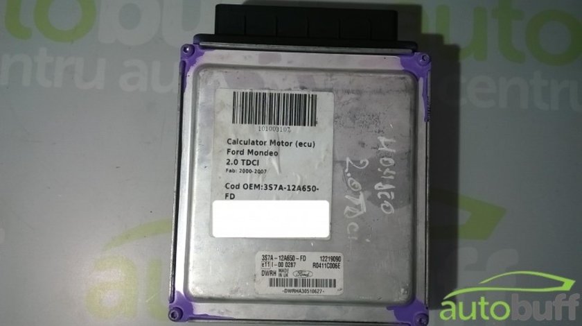 Calculator Motor (ECU) Ford Mondeo I (1993-1996) 2.0 TDCI 3S7A-12A650-FD E2U9A, 3S7A-12A650-FD