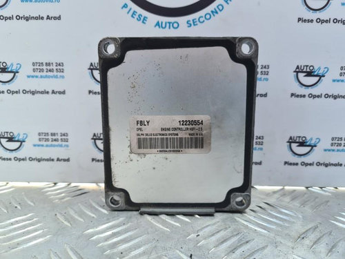 Calculator motor ECU HSFI-2.5 + Opel Meriva A 2003-2010 1.6 i 16V 74 kw 101 cp Z16XE 12230554 FBLY 
