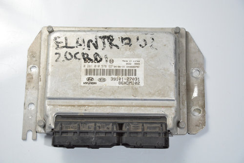 Calculator Motor / ECU Hyundai ELANTRA (XD) 2000 - 2006 Motorina 0281010576, 39101-27031