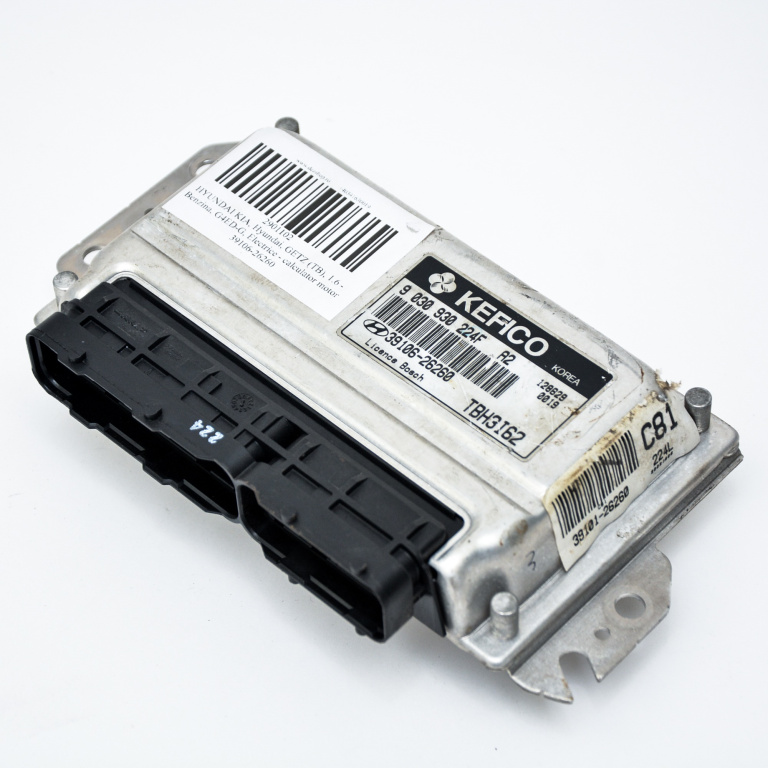Calculator Motor / Ecu Hyundai Getz (Tb) 2002-2011 1.6 G4Ed-G Benzina 39106-26260, 3910626260, 9030930224F Kefico