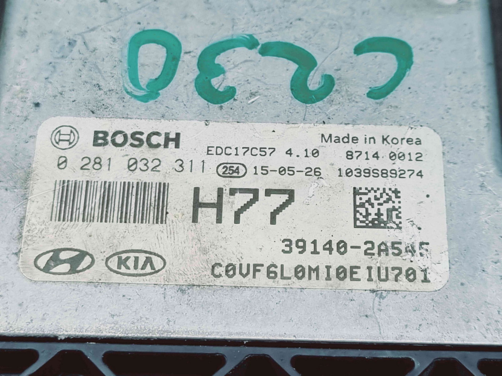 Calculator motor ECU Hyundai i40 Wagon [Fabr 2012-2019] 39140-2A545 0281032311 1.7 TCI D4FD 1.7 TCI D4FD