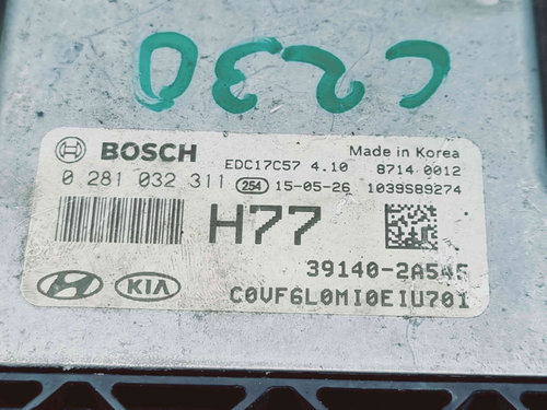 Calculator motor ECU Hyundai i40 Wagon [Fabr 2012-2019] 39140-2A545 0281032311 1.7 TCI D4FD 1.7 TCI ...