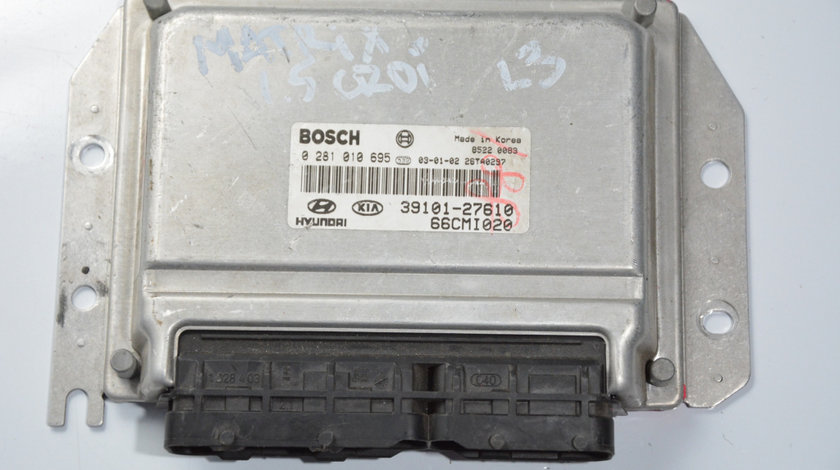 Calculator Motor / ECU Hyundai MATRIX (FC) 2001 - 2010 Motorina 0281010695, 39101-27610