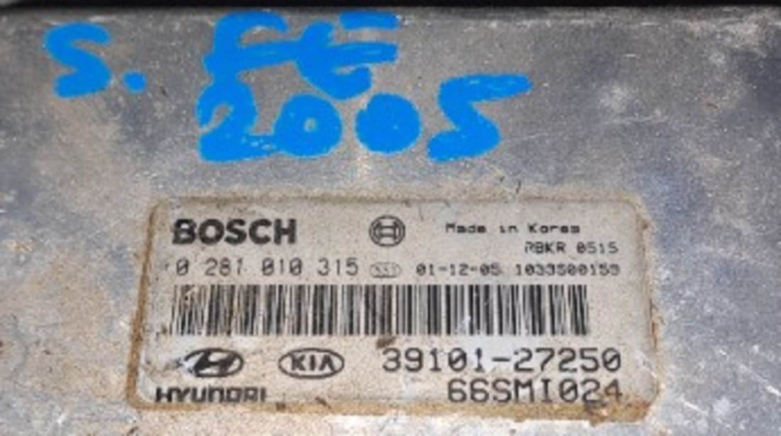 Calculator motor ECU Hyundai Santa Fe 2006 SUV 2.0 CRTD