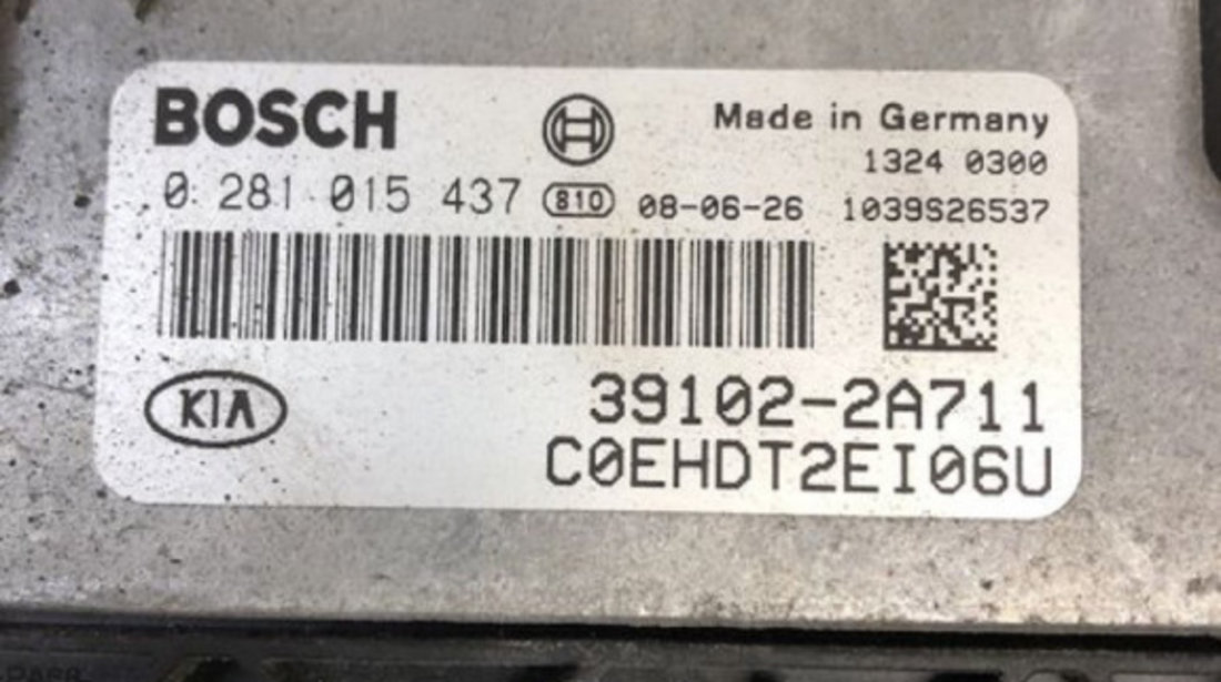 Calculator motor ECU Kia Ceed 1.6 crdi 08 combi 2008 (391022a711)