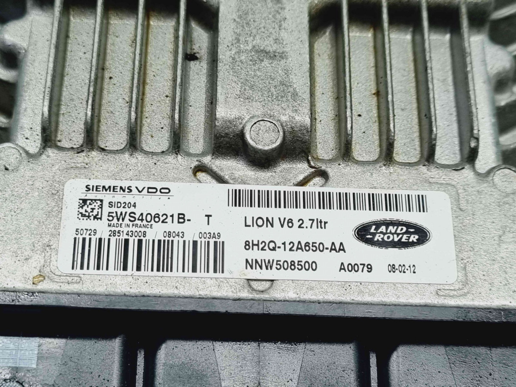 Calculator motor ECU LAND ROVER RANGE ROVER SPORT (L320) [Fabr 2005-2009] 8H2Q-12A650-AA 2.7 27DDT 140KW / 190CP 2.7 27DDT 140KW / 190CP