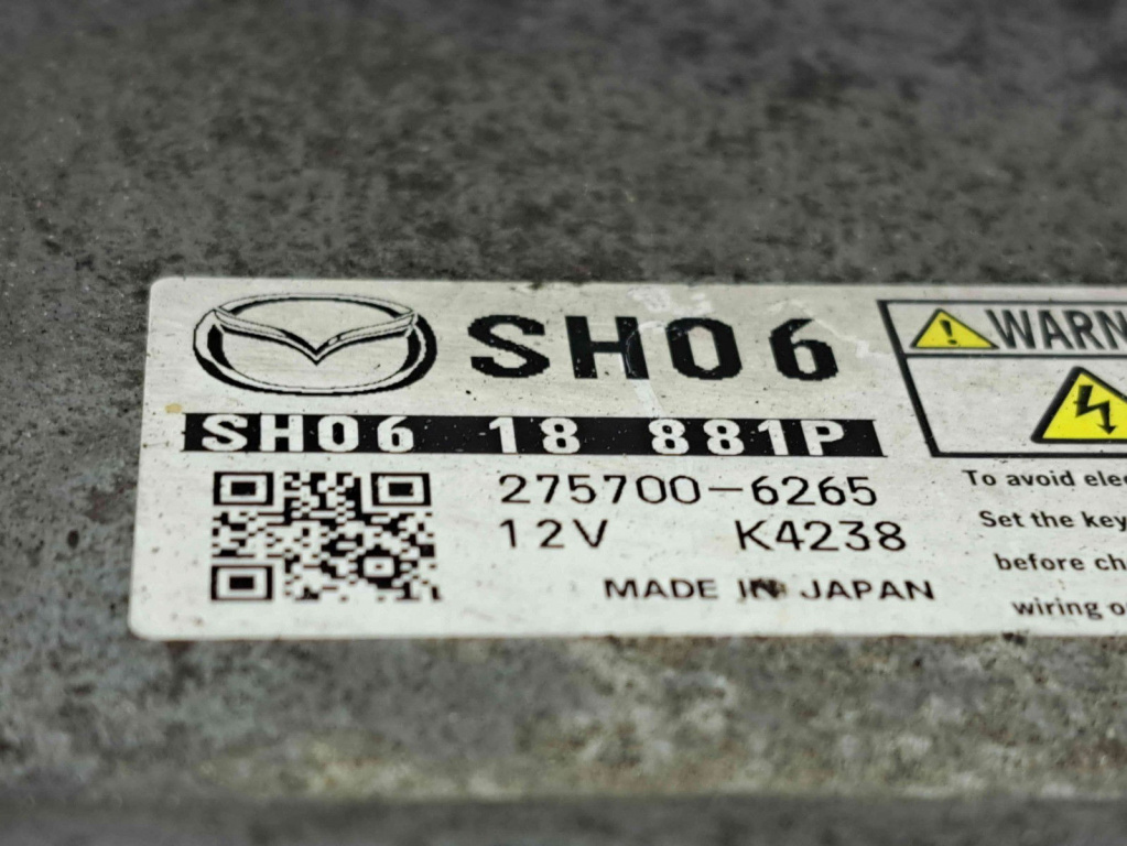 Calculator motor ECU MAZDA 6 (GJ1) [Fabr 2014-2021] SH06-18881P 2.2 Skyactiv 129KW / 175CP