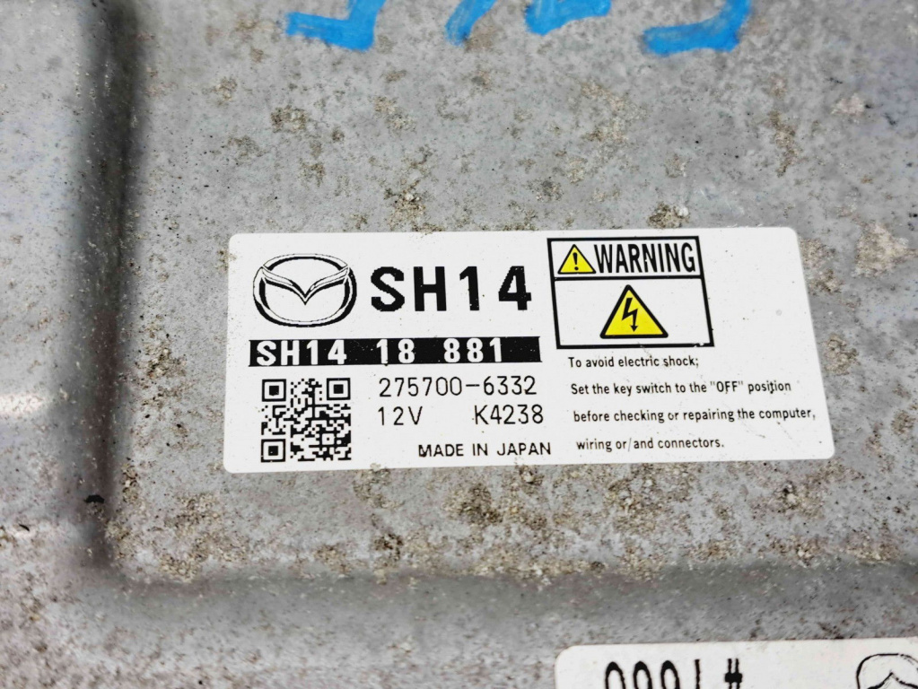 Calculator motor ECU MAZDA 6 (GJ1) [Fabr 2014-2021] SH1418881 2.2 Skyactive 2.2 Skyactive 80KW / 109CP