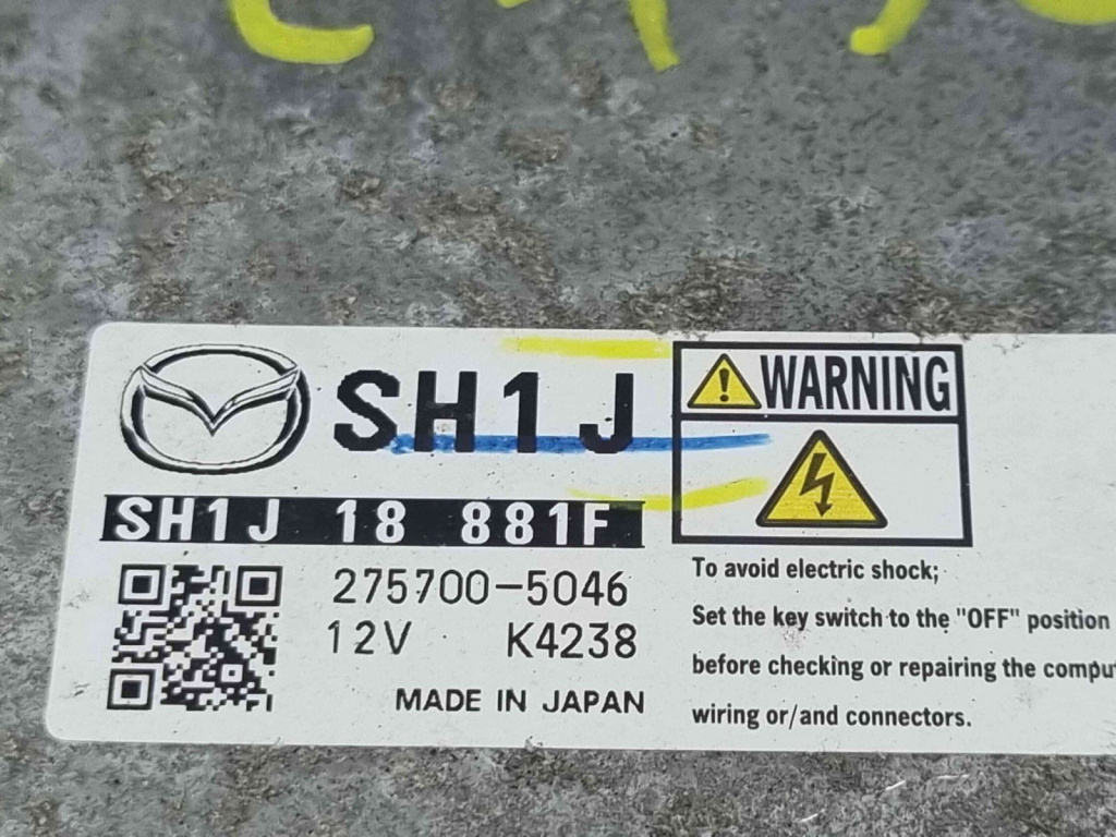 Calculator motor ECU MAZDA CX-5 (KE) [Fabr 2011-2016] SH1J-18881F 2.2 Skyactive 2.2 Skyactive
