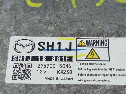 Calculator motor ECU MAZDA CX-5 (KE) [Fabr 2011-2016] SH1J-18881F 2.2 Skyactive 2.2 Skyactive