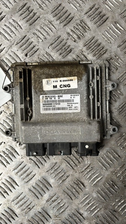 Calculator motor ECU Mercedes B-klass w245 170NGT,116cp / 85 wk,cod motor M266960,an 2008 cod A26615...