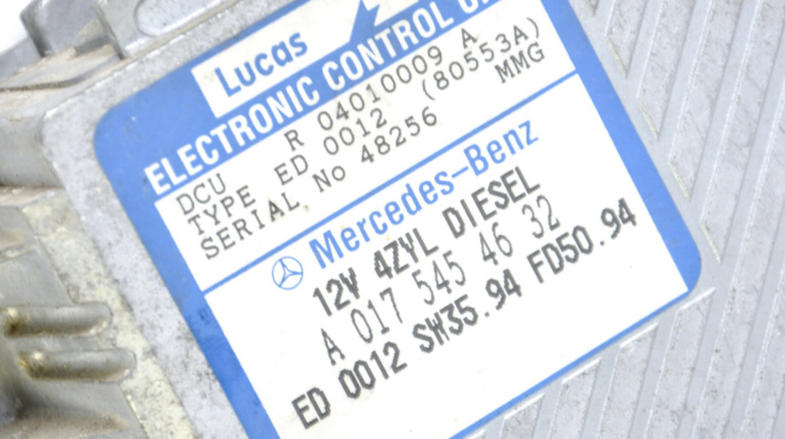 Calculator Motor / ECU Mercedes-Benz C-CLASS (W202) 1993 - 2001 Motorina A0175454632, A 017 545 46 32, 017 545 46 32, 0175454632, 04010009A, R04010009A, R 04010009 A, 04010009