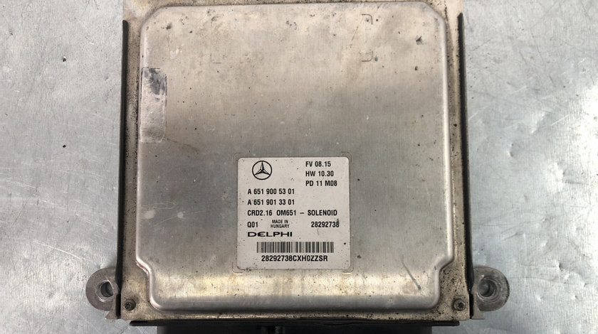 Calculator Motor ECU Mercedes-Benz E T220 W212 CDI BlueEFFICIENCY 5G-Tronic, 170cp sedan 2010 (A6519005301)