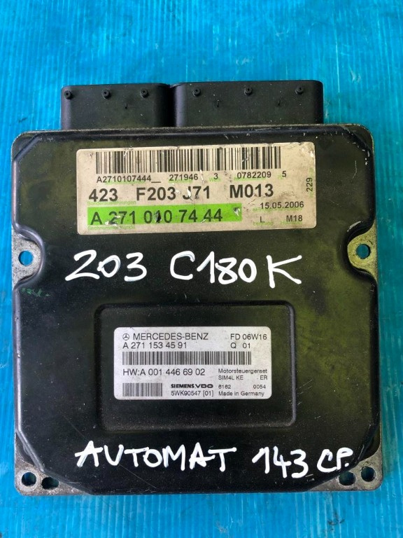Calculator motor ECU Mercedes C180 KOMPRESSOR W203 cod A2710107444