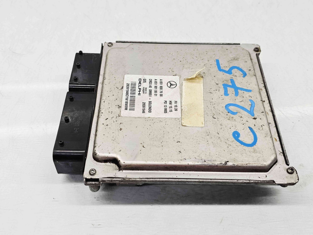 Calculator motor ECU Mercedes Clasa A (W176) [Fabr 2012-2018] A6519007600 1.8 CDI 651901 80KW / 109CP