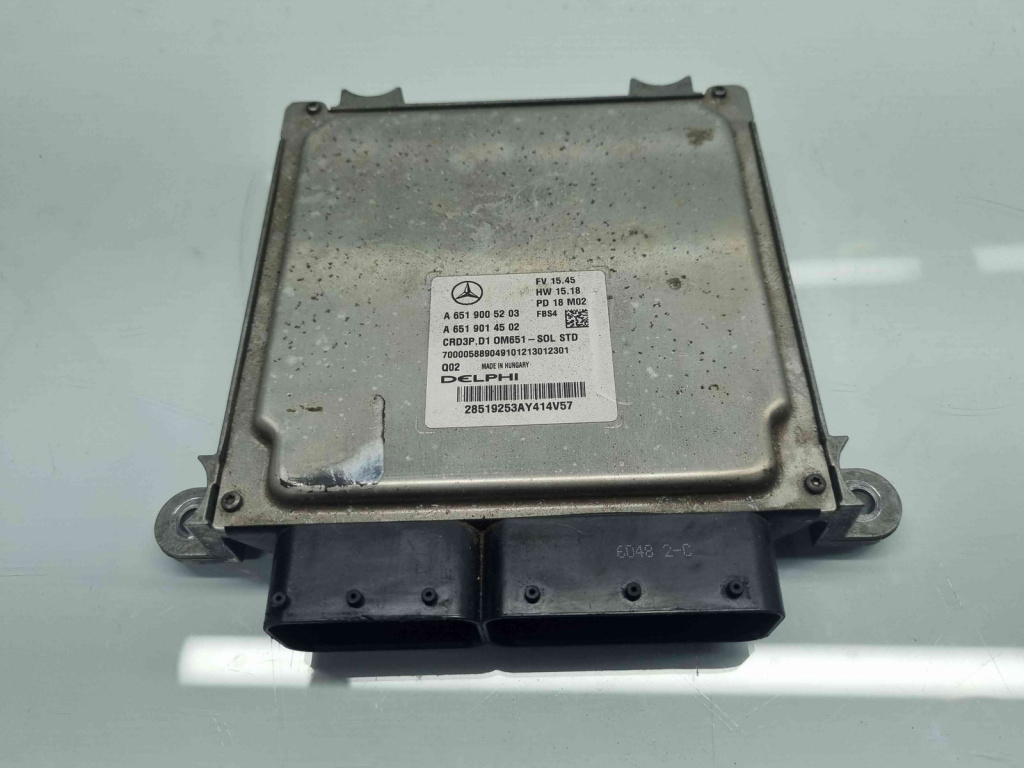 Calculator motor ECU Mercedes Clasa C Combi (S205) [Fabr 2015-prezent] A6519005203 / A6519014502 2.2 CDI 651921 125KW / 170CP