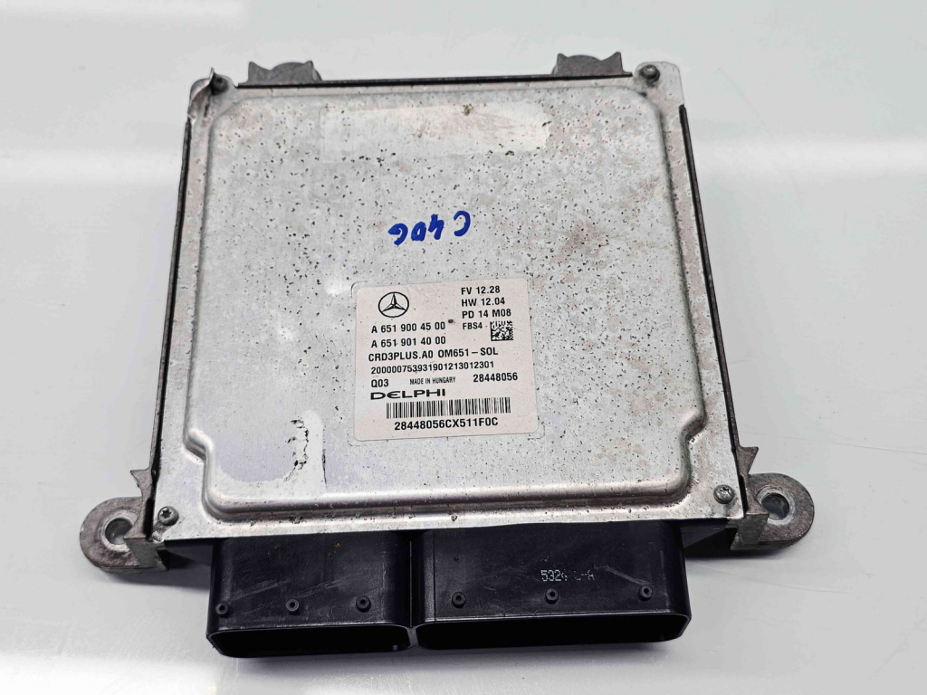 Calculator motor ECU Mercedes Clasa C Combi (S205) [Fabr 2015-prezent] A6519004500 2.2 CDI 651921 150KW / 204CP