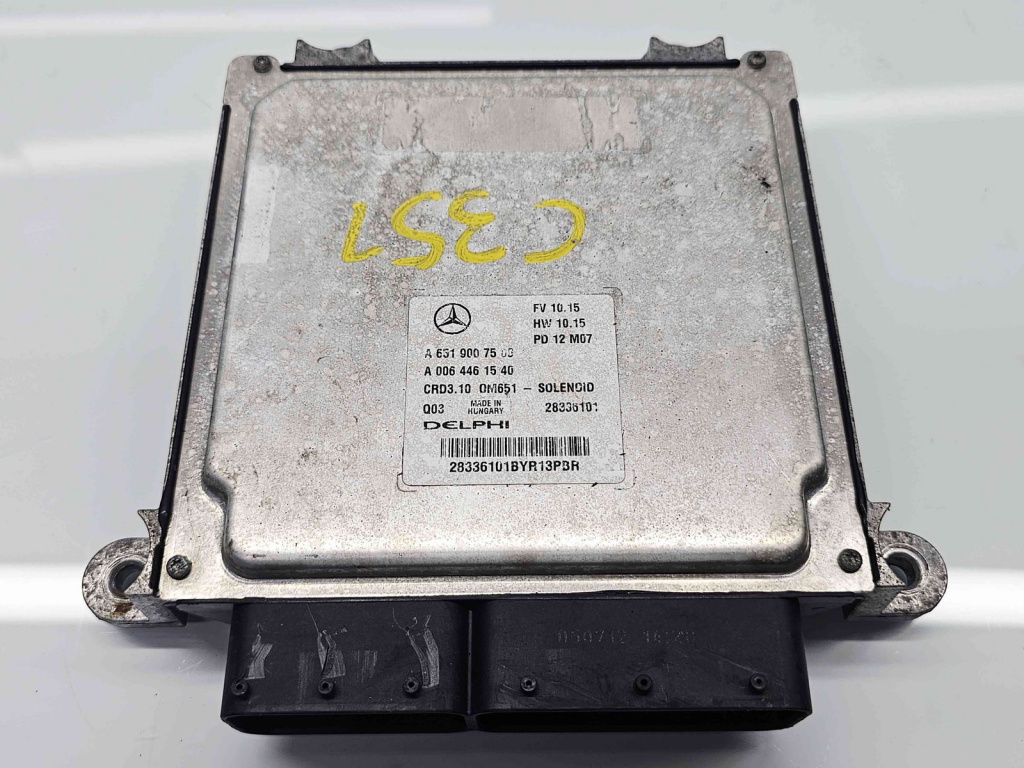 Calculator motor ECU Mercedes Clasa C Coupe (C204) Facelift AMG [Fabr 2011-2015] A6519007500 2.2 CDI 651911 125KW / 170CP