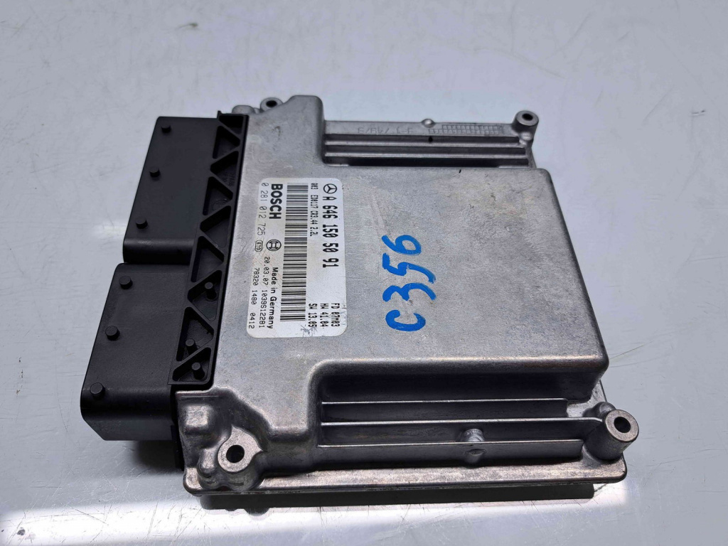 Calculator motor ECU Mercedes Clasa C (W203) [Fabr 2000-2007] A6461505091 2.2 CDI 646966 110KW / 150CP