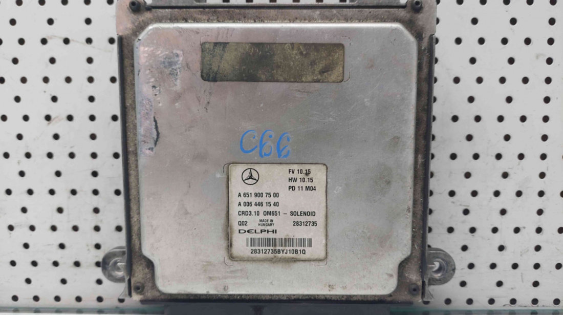 Calculator motor ECU Mercedes Clasa C (W204) [Fabr 2007-2014] A6519007500 2.2 CDI 651911
