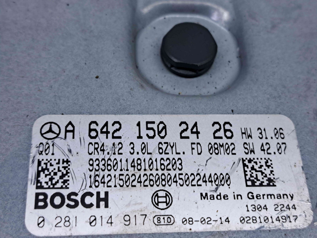 Calculator motor ECU Mercedes Clasa E (W211) [Fabr 2002-2009] A6421502426 3.0 CDI 642920 3.0 CDI 642920 165KW / 224CP