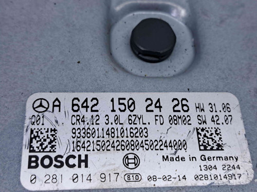 Calculator motor ECU Mercedes Clasa E (W211) [Fabr 2002-2009] A6421502426 3.0 CDI 642920 3.0 CDI 642...