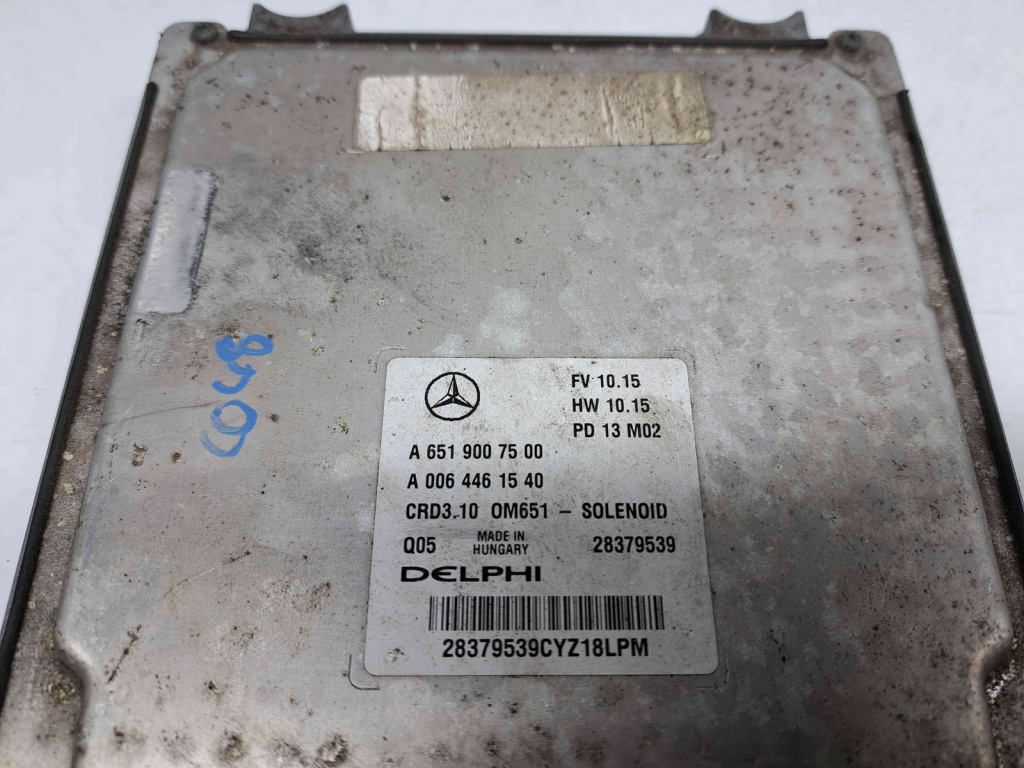 Calculator motor ECU Mercedes Clasa E (W212) [Fabr 2009-2016] A6519007500 A0064461540 2.2 651924 2.2 651924 143KW / 194CP