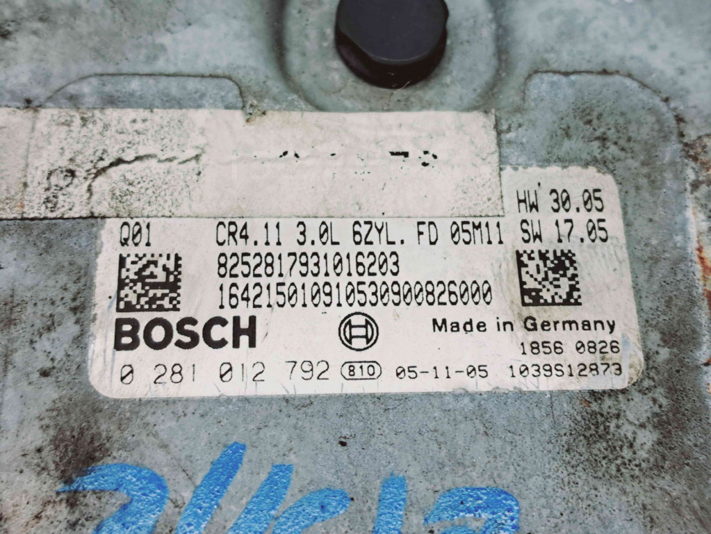 Calculator motor ECU Mercedes Clasa ML (W164) [Fabr 2005-2012] 0281012792 3.0 CDI 642940 3.0 CDI 642940 165KW / 224CP