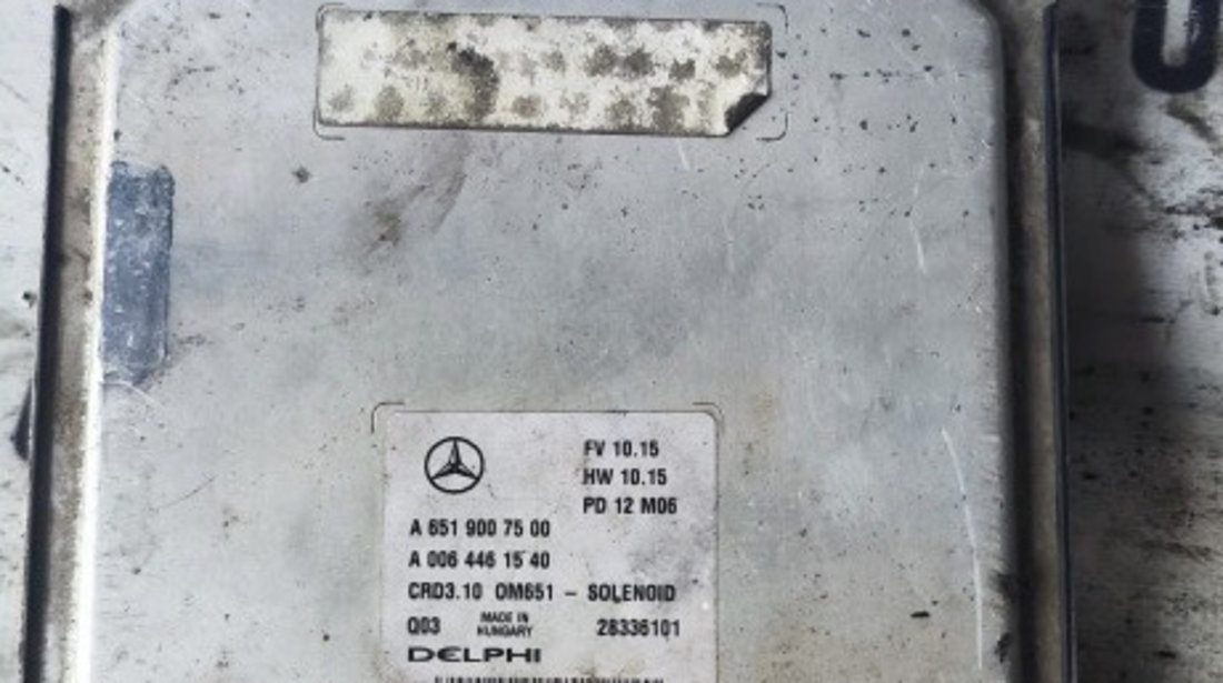 Calculator motor ECU Mercedes E-Class W212 2.2 Cdi 2013 Cod : A6519007500