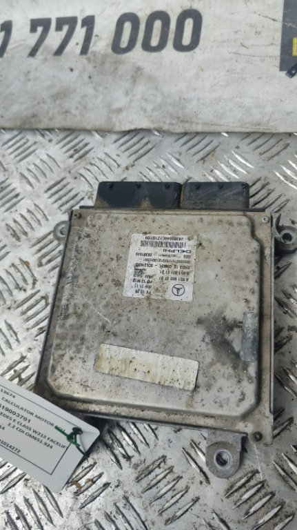 Calculator motor ECU Mercedes E-Klass W212 2.2 CDI 170cp / 125KW cod motor OM651924, an 2014 cod A6519003701