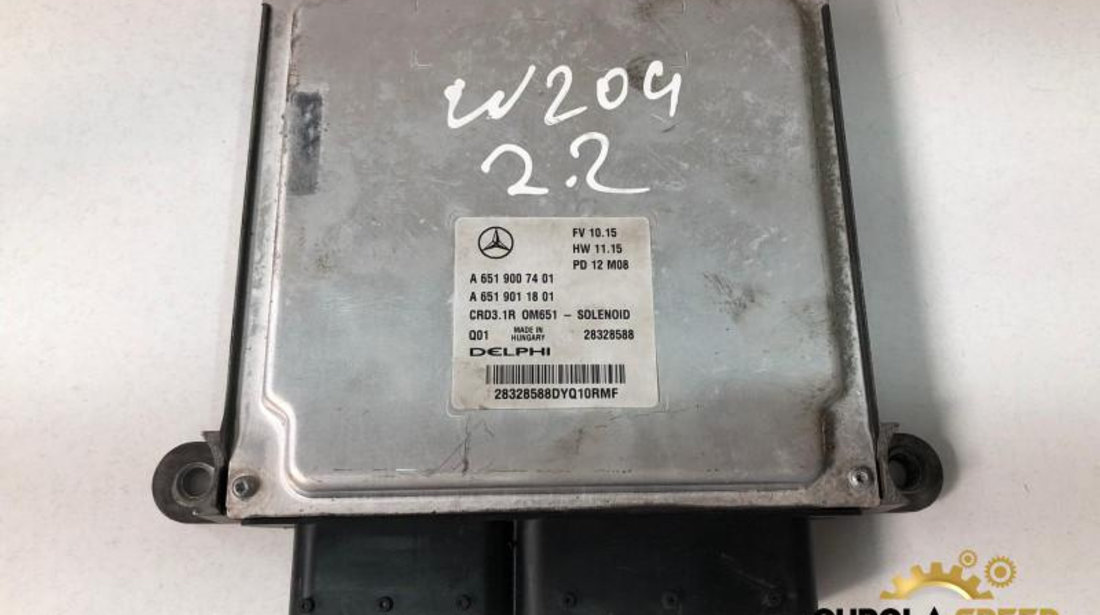 Calculator motor ecu Mercedes SLK (2011->) [R172] 2.2 cdi a6519007401