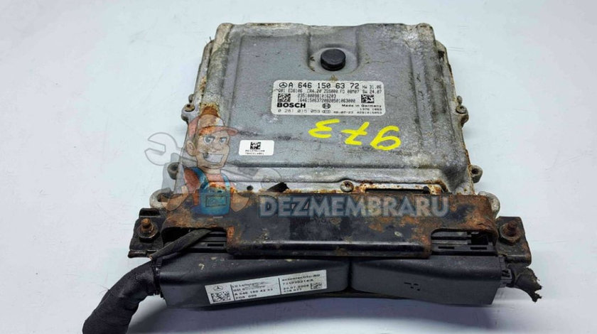 Calculator motor ECU Mercedes Sprinter 3.5-t (906) [Fabr 2006-2013] A6461506372 0281015053 2.2 CDI