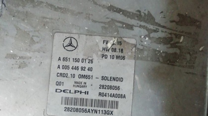 Calculator MOTOR ECU Mercedes W 212 W 204 C E A6511500126