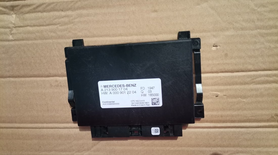 Calculator motor ECU Mercedes W214 W447 cod: A2139001704 / A0009012204