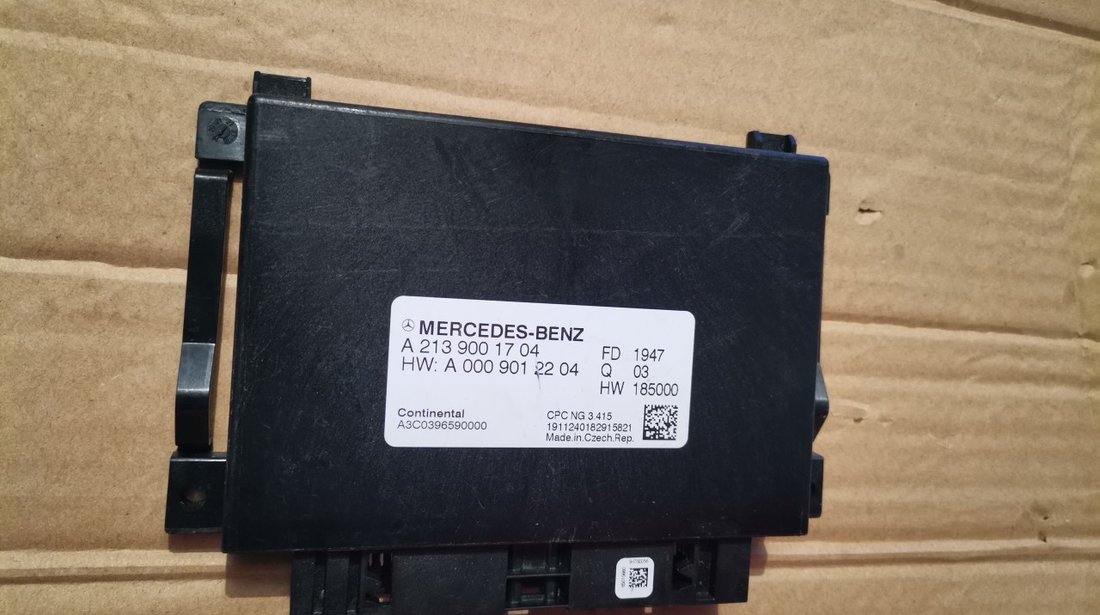 Calculator motor ECU Mercedes W214 W447 cod: A2139001704 / A0009012204