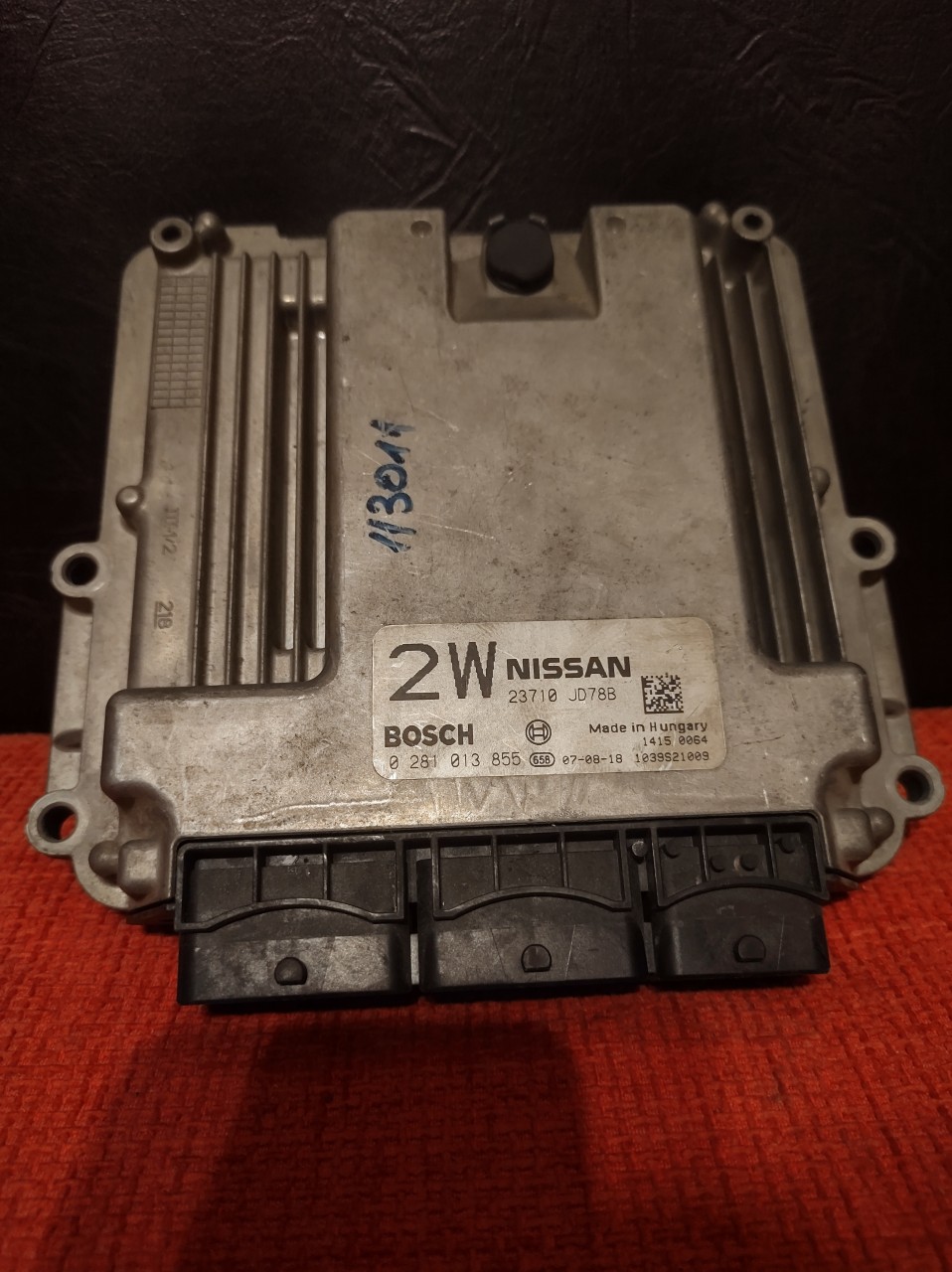 Calculator motor Ecu Nissan Qashqai 2.0DCI 23710JD78B 0281013855