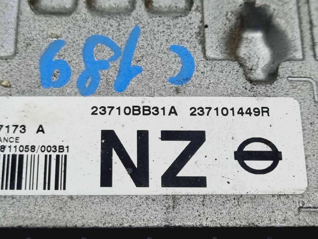 Calculator motor ECU Nissan Qashqai Facelift (2) [Fabr 2009-2013] 23710BB31A 237101449R 1.5 DCI K9K 1.5 DCI K9K