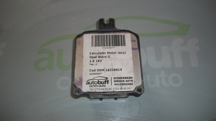 Calculator Motor (ECU) Opel Astra G 1.6 16V
