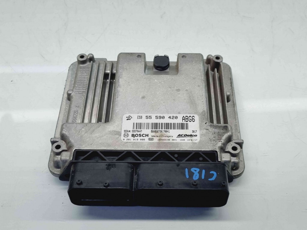 Calculator motor ECU Opel Astra J Coupe GTC [Fabr 2009-2015] 55590420 0281019088 2.0 CDTI A20DTH
