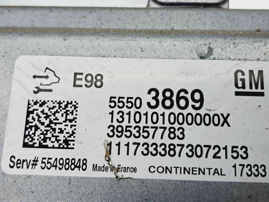 Calculator motor ECU Opel Astra K Hatchback [Fabr 2015-2022] 55503869 1.6 LWV B16DTU 1.6 LWV B16DTU 77KW / 105CP