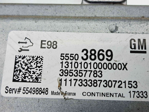 Calculator motor ECU Opel Astra K Hatchback [Fabr 2015-2022] 55503869 1.6 LWV B16DTU 1.6 LWV B16DTU ...