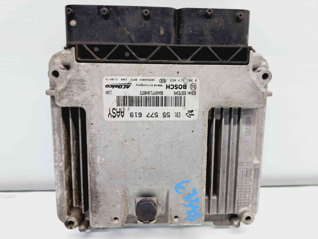 Calculator motor ECU Opel Insignia A [Fabr 2008-2016] 55577619 0281017453 2.0 CDTI A20DTH 2.0 CDTI A20DTH 110KW / 150CP