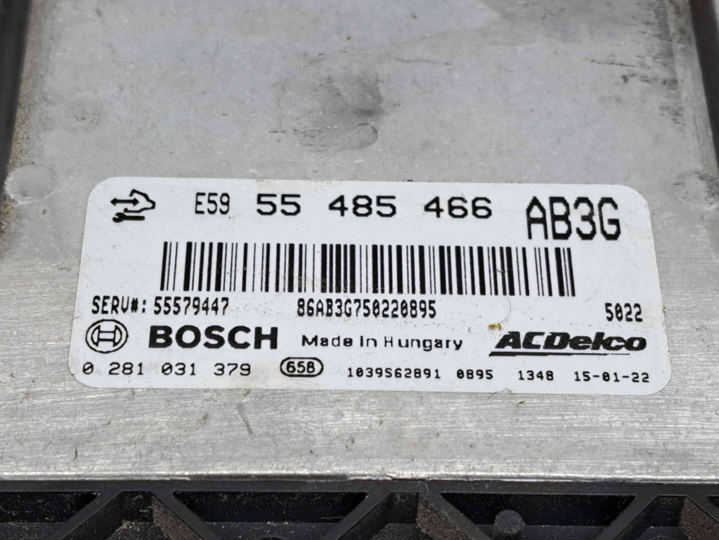 Calculator motor ECU Opel Insignia A Facelift [Fabr 2008-2016] 55485466 2.0 CDTI A20DTE 110KW / 150CP